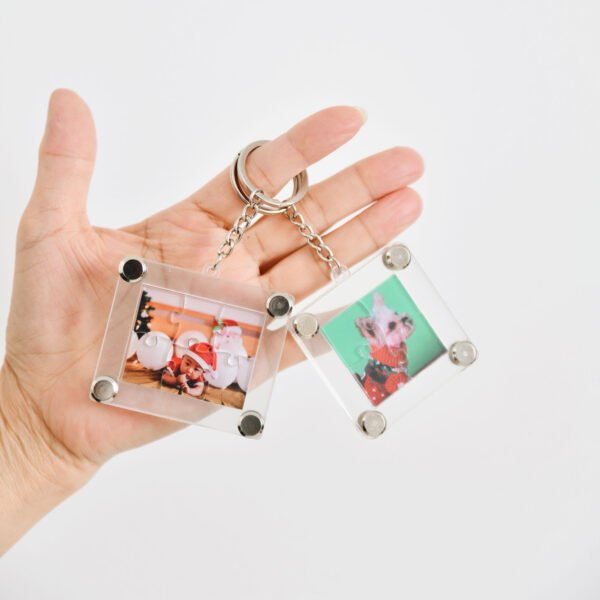 Custom Photo Puzzle Keychain - Personalized Acrylic Puzzle Keyring Gift - Image 5