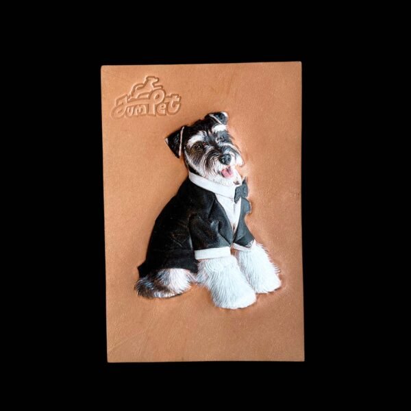 3D Custom Pet Portrait Engraved Leather Memorial for Dog or Cat | Personalized Handmade Gift | Birthday Christmas Keepsake - Image 6